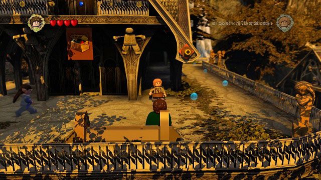 Po obejrzeniu kolejnego przerywnika będziemy mogli kontrolować Froda i Sama - Rivendell (Śródziemie) | Opis przejścia - Akt I | LEGO The Lord of the Rings - LEGO The Lord of the Rings: Władca Pierścieni - poradnik do gry