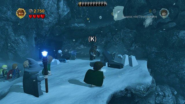 Ponownie musimy przenieść Gimliego nad głębokim śniegiem - Przełęcz Caradhras | Opis przejścia - Akt I | LEGO The Lord of the Rings - LEGO The Lord of the Rings: Władca Pierścieni - poradnik do gry