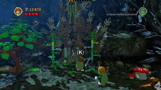 Dotrzemy do miejsca, które może się wydawać ślepym zaułkiem - Tropem Hobbitów | Opis przejścia - Akt II | LEGO The Lord of the Rings - LEGO The Lord of the Rings: Władca Pierścieni - poradnik do gry
