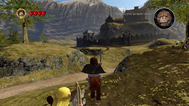 Ponownie możemy wybrać jedną z dwóch drużyn, lecz Osgiliath jest nadal zablokowane - Droga do Edoras (Śródziemie) | Opis przejścia - Akt II - LEGO The Lord of the Rings: Władca Pierścieni - poradnik do gry