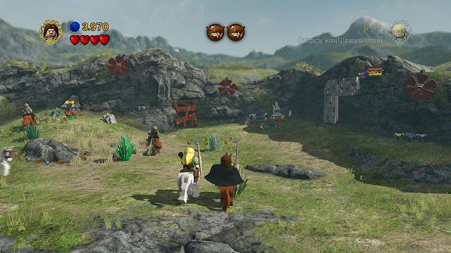 Niestety Rohan nie zamierza walczyć z Sauronem - woli ukryć się w Helmowym Jarze - Atak Wargów | Opis przejścia - Akt II | LEGO The Lord of the Rings - LEGO The Lord of the Rings: Władca Pierścieni - poradnik do gry