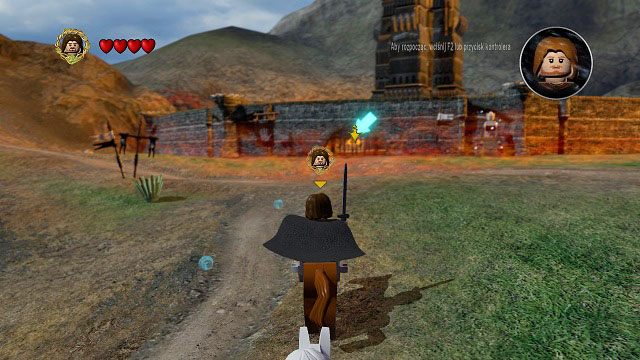 Tym razem możemy dotrzeć aż do bram Isengardu - siedziby Sarumana - Rohan i Droga do Osgiliath (Śródziemie) | Opis przejścia - Akt II - LEGO The Lord of the Rings: Władca Pierścieni - poradnik do gry