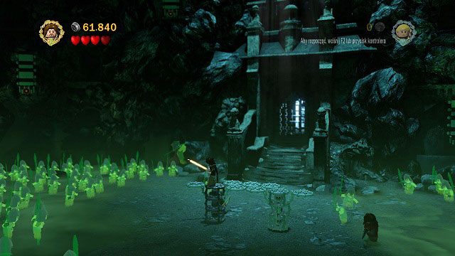 Na szczęście na ziemi pozostaną kolejne klocki z których zbudujemy nową platformę - Ścieżki Umarłych | Opis przejścia - Akt III | LEGO The Lord of the Rings - LEGO The Lord of the Rings: Władca Pierścieni - poradnik do gry