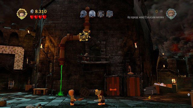 Możemy tutaj zapisać stan gry - Cirith Ungol | Opis przejścia - Akt III | LEGO The Lord of the Rings - LEGO The Lord of the Rings: Władca Pierścieni - poradnik do gry
