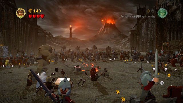 Już na samym początku starcia zostaniemy zaatakowani przez trolla - Czarna Brama | Opis przejścia - Akt III | LEGO The Lord of the Rings - LEGO The Lord of the Rings: Władca Pierścieni - poradnik do gry