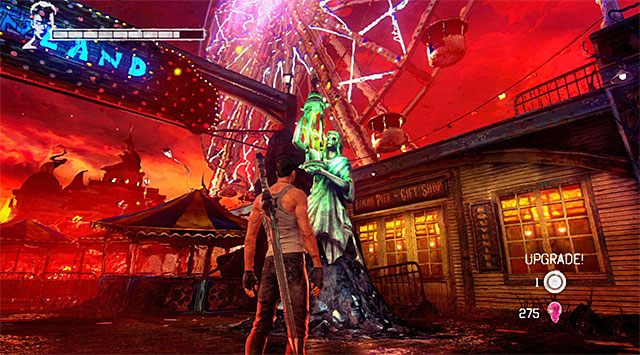 Rozejrzyj się za małą gwiazdą życia (Small Vital Star) - Przeprawa przez pierwszą część lunaparku | 1 - Found (Odnaleziony) - DMC: Devil May Cry - poradnik do gry