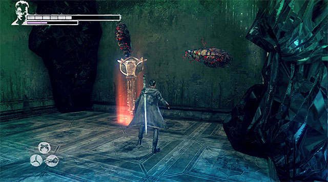 KLUCZ 1/3 (MIEDZIANY/COPPER) - Klucz znajduje się w odwróconym budynku w pierwszej części więzienia - Klucze | SEKRETY | DMC Devil May Cry - DMC: Devil May Cry - poradnik do gry