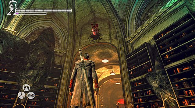 DUSZA 7/7 - Dusza jest w pomieszczeniu, w którym stacza się ostatnią bitwę jedenastej misji - Misja 11 - The Order (Zakon) | Zagubione dusze | DMC Devil May Cry - DMC: Devil May Cry - poradnik do gry