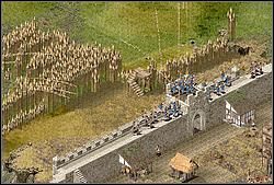 Etap trzeci: do ostatniej potyczki zwerbuj około 40 łuczników i 15 włóczników - Misja VII - Przełamane oblężenie | Kampania i misje dodatkowe w Twierdza - Twierdza - poradnik do gry