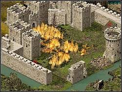 Jeśli wcześniej rzeka ognia się nie aktywowała wyślij pozostałych włóczników, by ją odblokowali - Misja XXI - Ostateczna pomsta | Kampania i misje dodatkowe w Twierdza - Twierdza - poradnik do gry