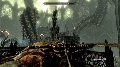 W następnej sali czeka Cię niemiłe spotkanie z dwoma Seekerami - raczej nie unikniesz konfrontacji z nimi - Learn the hidden knowledge of Epistolary Arumen [Poznaj ukrytą wiedzę zawartą w Espistolary Arumen] | Ogrodnik ludzkości - The Elder Scrolls V: Skyrim - Dragonborn - poradnik do gry