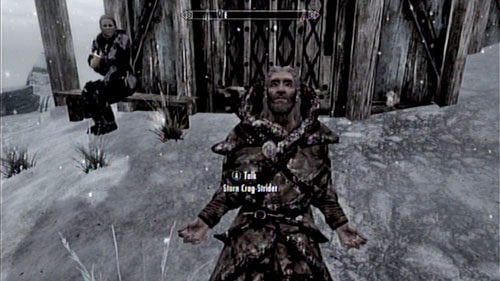 Przemieść się do wioski Skaalów - za pomocą szybkiej podróży albo pieszo - Talk to Storn [Porozmawiaj ze Stornem] | Ogrodnik ludzkości - The Elder Scrolls V: Skyrim - Dragonborn - poradnik do gry