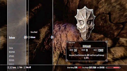 Gdy uporasz się z zagrożeniem, podejdź do ściany ze Słowem Mocy i poznaj Krzyk Cyclone (Cyklon) - Black Book - Sallow Regent [Czarna Księga - Spaczony regent] | Czarne Księgi - The Elder Scrolls V: Skyrim - Dragonborn - poradnik do gry