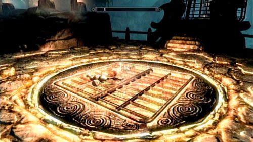 Przejdź do korytarza po lewej i kieruj się w dół - Lost Legacy [Zaginione dziedzictwo] | Wątki poboczne - Wioska Skaalów - The Elder Scrolls V: Skyrim - Dragonborn - poradnik do gry