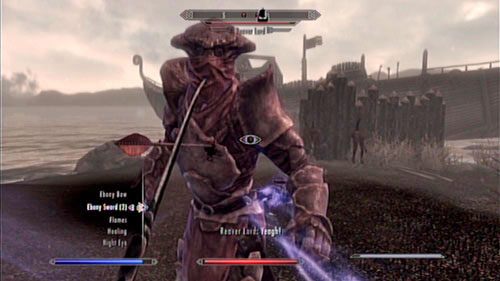 Gdy znajdziesz się na pokładzie, zejdź na dół i poszukaj skrzyni ze skarbami - to w niej schowano oryginał Chutliwej argoniańskiej pokojówki - Locate Cindiris Folio from the wreck of the Strident Squall [Odszukaj książkę Cindiri we wraku Piskliwego Szkwału] | Pozostałe zadania - The Elder Scrolls V: Skyrim - Dragonborn - poradnik do gry