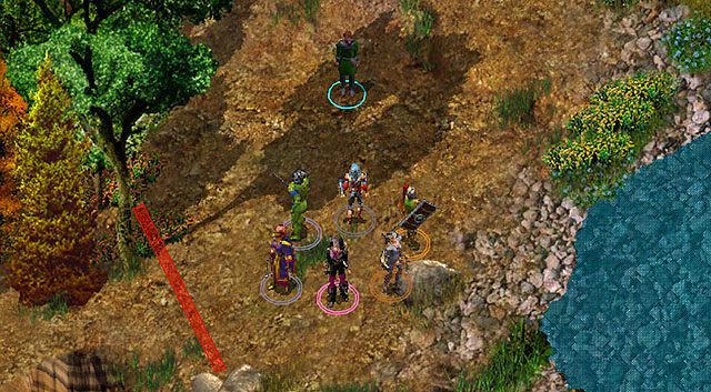 We wschodniej części mapy spotkasz Tibera [A], który poprosi Cię o pomoc w odszukaniu brata, który zaginął podczas walki z pająkami - Pająki w Kniei Otulisko | Rozdział 4 - zadania poboczne | Solucja Baldurs Gate - Baldurs Gate: Enhanced Edition - poradnik do gry