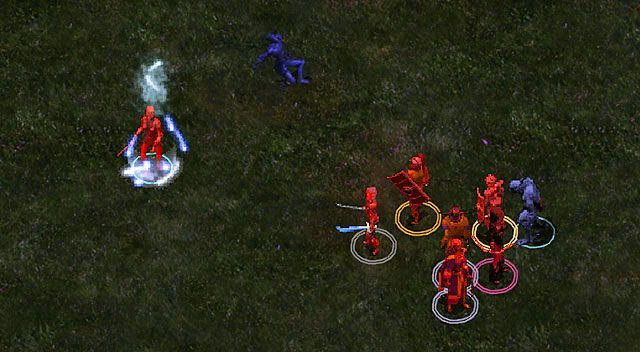 Kilka kroków dalej, na północny-schód, trafisz na skamieniałą Tamah [C] - Na ratunek Tamah; Płaszcz Gurkea | Rozdział 4 - zadania poboczne - Baldurs Gate: Enhanced Edition - poradnik do gry