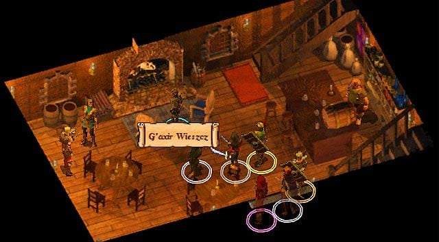 Wejdź do karczmy Ostrze i Gwiazdy [1] i porozmawiaj z Gaxirem - Bazyliszek na wolności; Wieszcz Gaxir | Rozdział 5 - zadania poboczne - Baldurs Gate: Enhanced Edition - poradnik do gry