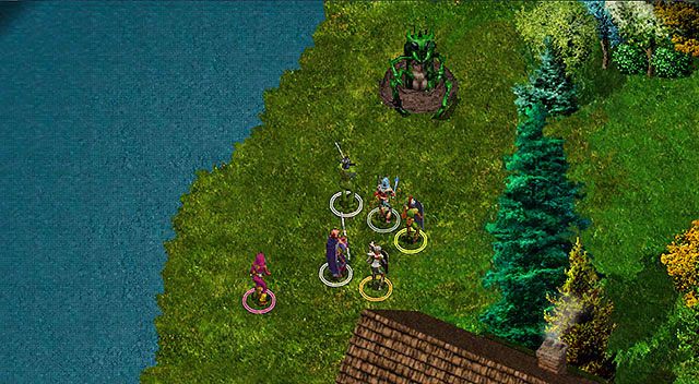 Za domem kapłanki [1] trafisz na pojedynczego ankhega - Przyjaciel Quinna; Szlamy i szluzy | Rozdział 5 - zadania poboczne Baldurs Gate - Baldurs Gate: Enhanced Edition - poradnik do gry