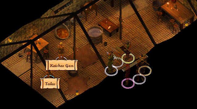 Po przybyciu na wyspę udaj się w pierwszej kolejności do Domu Przywódcy [1] i porozmawiaj z Kaishas Gan - Tajemnicza Wyspa (1) | Opowieści z Wybrzeża Mieczy | Solucja Baldurs Gate - Baldurs Gate: Enhanced Edition - poradnik do gry