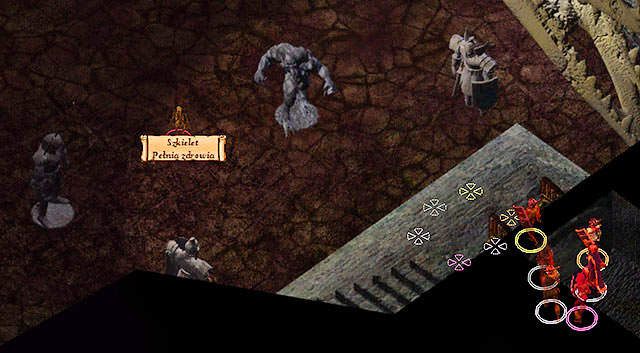 W jaskini [2] przywita Cię Szkielet [A], przedstawiając zasady - Wieża Durlaga- Labirynt Durlaga (poziom 2-4), Broda Ulgotha | Opowieści z Wybrzeża Mieczy - Baldurs Gate: Enhanced Edition - poradnik do gry