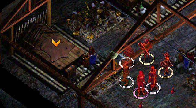 Po przeszukaniu pomieszczenia [6], kliknij na zaznaczonym łożu, aby zostać ponownie przeniesionym do zagadkowego pomieszczenia - Wieża Durlaga- Labirynt Durlaga (poziom 2-4), Broda Ulgotha | Opowieści z Wybrzeża Mieczy - Baldurs Gate: Enhanced Edition - poradnik do gry