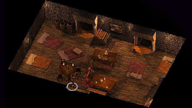 W sypialni [8], znajdującej się obok wewnętrznego muru twierdzy, czeka na Ciebie kolejny zamachowiec, Carbos - Prolog - zadanie główne - Odszukaj Goriona | Prolog Baldurs Gate - Baldurs Gate: Enhanced Edition - poradnik do gry