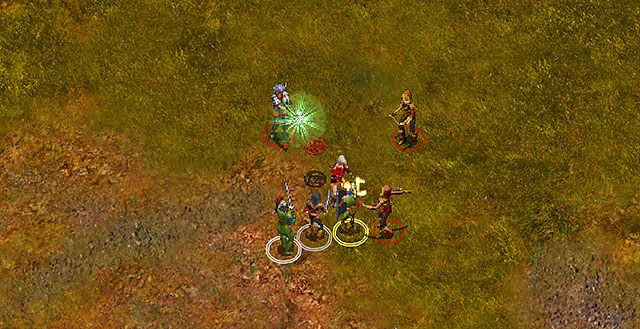 Po wyjściu na powierzchnię znajdziesz się w punkcie [1] - Powrót do Nashkel | Rozdział 3 - zadania główne | Solucja Baldurs Gate - Baldurs Gate: Enhanced Edition - poradnik do gry