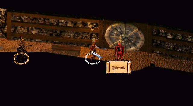 Po wejściu do kopalni znajdziesz się w punkcie [1] - Sparaliżowanie kopalni w Kniei Otulisko | Rozdział 4 - zadania główne - Baldurs Gate: Enhanced Edition - poradnik do gry