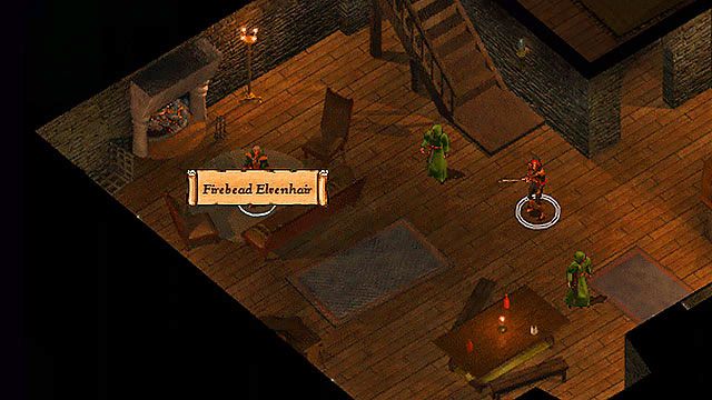 W Gospodzie [1] spotkasz stojącego przy kominku maga, Firebeada Elvenhaira - Prolog - zadania poboczne | Prolog Baldurs Gate - Baldurs Gate: Enhanced Edition - poradnik do gry