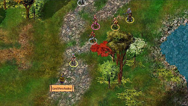 Na końcu szlaku trafisz na interesującego jegomościa, Lorda Foreshadowa [B] - Podróż do Nashkel | Rozdział 1 - zadania główne | Solucja Baldurs Gate - Baldurs Gate: Enhanced Edition - poradnik do gry