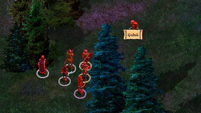 Ciekawym, aczkolwiek mało znaczącym wydarzeniem na terenie kopalni jest spotkanie Galtoka [D], którego ścigają koboldy - Wizyta w kopalni Nashkel - Kopalnie Nashkel | Rozdział 2 - zadania główne - Baldurs Gate: Enhanced Edition - poradnik do gry