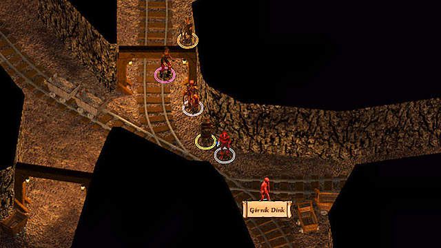 na tym poziomie kopalni nie ma nic ważnego do zrobienia, więc udaj się do wejścia na niższy poziom [2] - Wizyta w kopalni Nashkel - Kopalnie Nashkel | Rozdział 2 - zadania główne - Baldurs Gate: Enhanced Edition - poradnik do gry