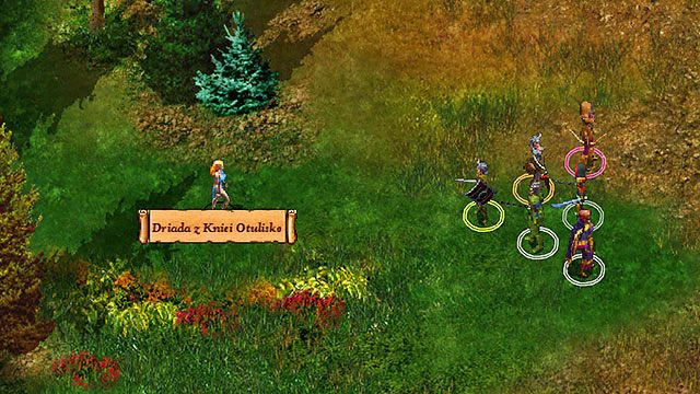 W punkcie [A] zostaniesz zaczepiony przez Driadę z Kniei Otulisko - Driada z Chmurnych Szczytów | Rozdział 2 - zadania poboczne | Baldurs Gate - Baldurs Gate: Enhanced Edition - poradnik do gry