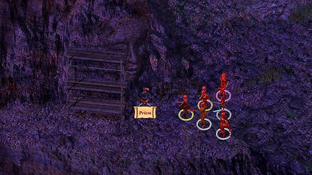 Prism [B] pracuje nad dziełem swojego życia na południe od kopalni - Rzeźbiarz Prism | Rozdział 2 - zadania poboczne | Solucja Baldurs Gate - Baldurs Gate: Enhanced Edition - poradnik do gry