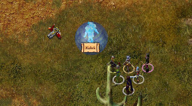 Na północny-wschód od mostu spotkasz odzianą w purpurę Carsę [B] - Carsa i Khark | Rozdział 3 - zadania poboczne | Solucja Baldurs Gate - Baldurs Gate: Enhanced Edition - poradnik do gry