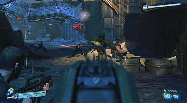 Ruszaj za Cruzem i ONealem - Dostań się do bazy wypadowej i pomóż odeprzeć atak | Misja 9 - Nadzieje w Hadleys Hope - Aliens: Colonial Marines - poradnik do gry