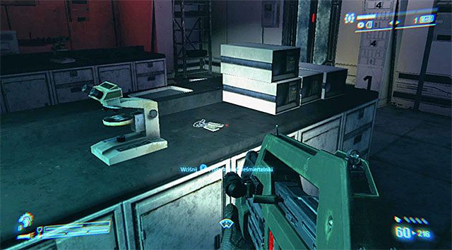 Przejdź do sąsiedniego pomieszczenia laboratoryjnego - Dotrzyj do bazy i uratuj ocalałych marines | Misja 9 - Nadzieje w Hadleys Hope - Aliens: Colonial Marines - poradnik do gry