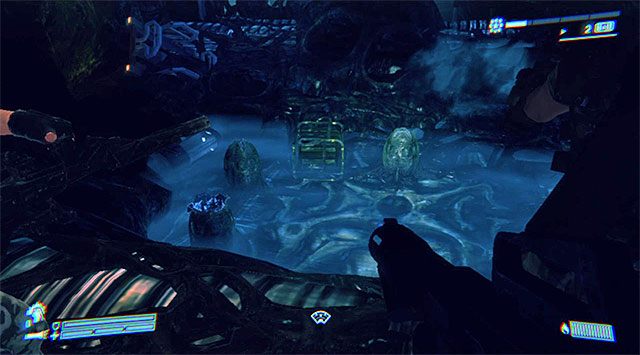 Przystąp do przemierzania liniowych korytarzy, w których początkowo nikogo nie spotkasz - Dotrzyj do statku i nie daj mu wystartować | Misja 10 - Wrak odzyskany - Aliens: Colonial Marines - poradnik do gry