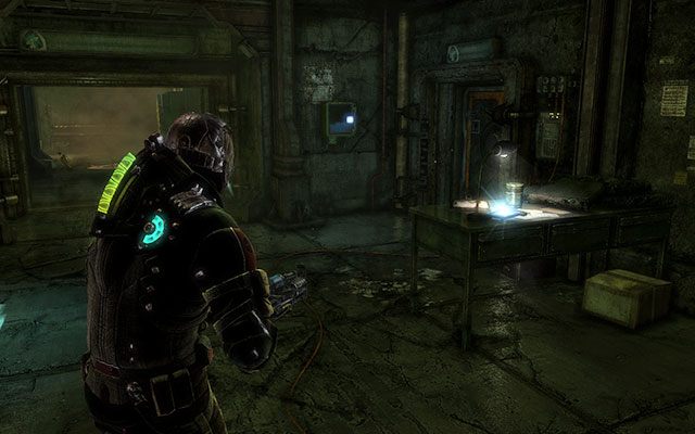 Na ścianie po lewej stronie, nieopodal windy [sektor paleontologiczny] - Rozdział 14 (1) | Sekrety | Dead Space 3 - Dead Space 3 - poradnik do gry