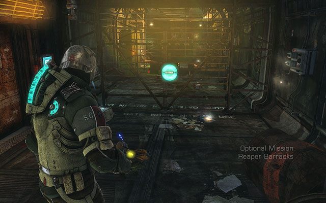 Na ziemi tuż przed kratami, na początku misji - Rozdział 14 (1) | Sekrety | Dead Space 3 - Dead Space 3 - poradnik do gry