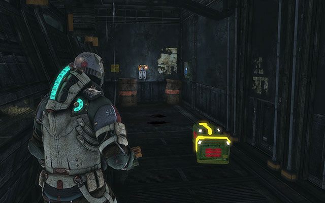 W korytarzu bocznym przy drugim - niedziałającym- tłoku - Rozdział 14 (1) | Sekrety | Dead Space 3 - Dead Space 3 - poradnik do gry