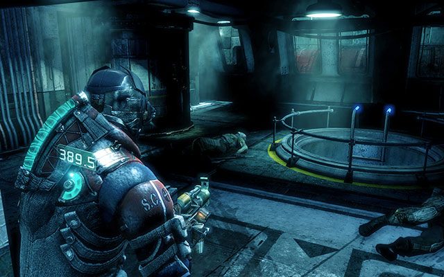 Po wejściu na pokład statku otrzymacie informację o braku tlenu - Restore oxygen to the ship | C.M.S. Brusilov - zadanie kooperacyjne - Dead Space 3 - poradnik do gry