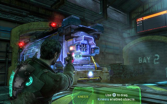 Twoim zadaniem jest połączenie lokomotywy i wagonu pociągu - Assemble and board the train | 1 - Prolog / Rude Awakening | Dead Space 3 - Dead Space 3 - poradnik do gry