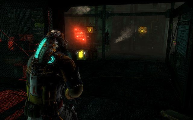 Zjedź windą na dół i udaj się do pomieszczenia z kioskiem z kombinezonami - 12 - Autopsy - Probe the Specimen for information | 12, 13 - Autopsy / Reach for the Sky - Dead Space 3 - poradnik do gry