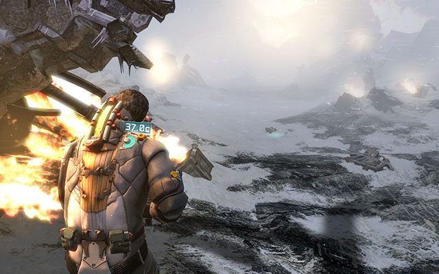 Po rozbiciu się wahadłowca znajdziesz się na pokrytej śniegiem planecie - 8 - Off the Grid - Search for survivors | 8, 9 - Off the Grid / Onward - Dead Space 3 - poradnik do gry