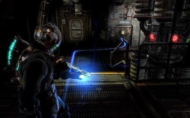 Wróć się na drabinę, tym razem udając się prosto, do windy - Restore power and override the lock-down | C.M.S. Greely - zadanie poboczne - Dead Space 3 - poradnik do gry