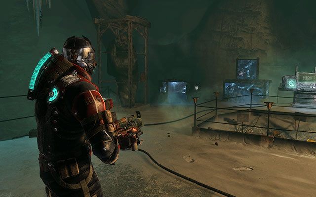Po lewej stronie nieopodal warsztatu - zaraz za filarem - Rozdział 17 | Sekrety | Dead Space 3 - Dead Space 3 - poradnik do gry