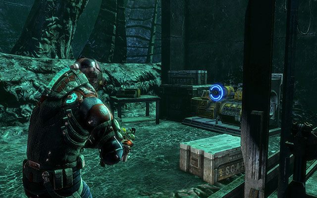 Tuż przy generatorze i windzie towarowej - musisz odpalić generator, by aktywować log - Rozdział 18 | Sekrety | Dead Space 3 - Dead Space 3 - poradnik do gry