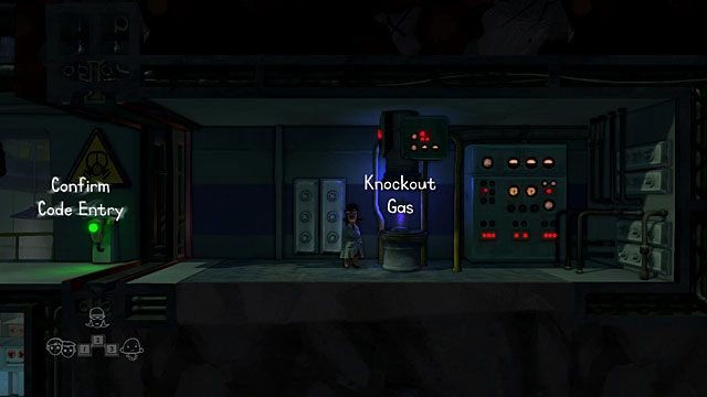 Wejdź do pomieszczenia i zabierz pojemnik z gazem (Knockout Gas) - The Scientist | Obszary dla określonych bohaterów w The Cave - The Cave - poradnik do gry